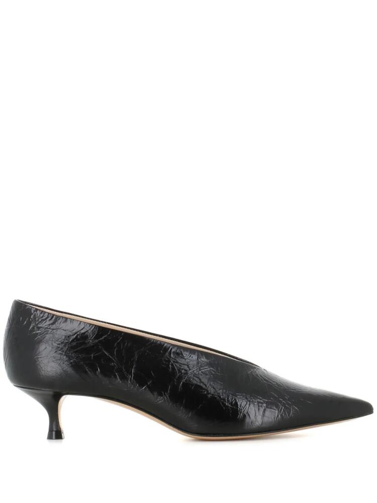 Le Monde Beryl Babouche 40mm leather pumps - Black Cover