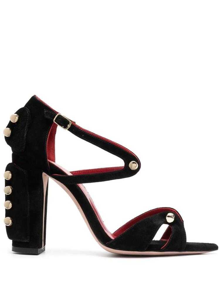 HARDOT I'm Oral 100 gold-stud open-toe sandals - Black Cover