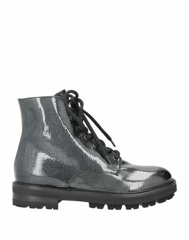 Agl Woman Ankle boots Steel grey Soft Leather Cover