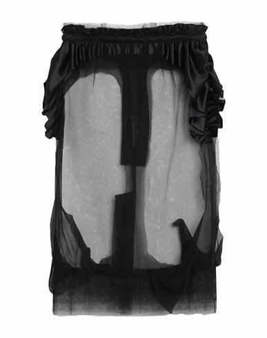 Maison Margiela Woman Midi skirt Black Polyamide, Cotton, Silk Cover