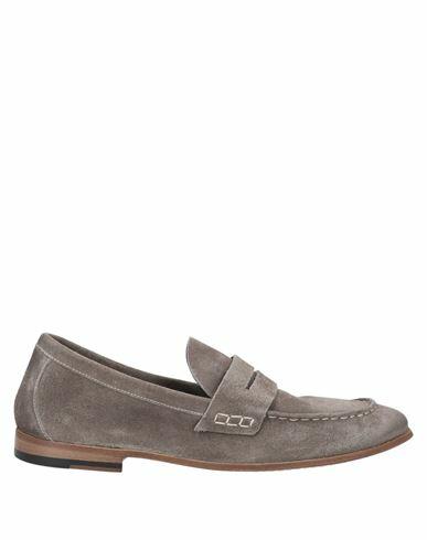 Preventi Man Loafers Grey Soft Leather Cover