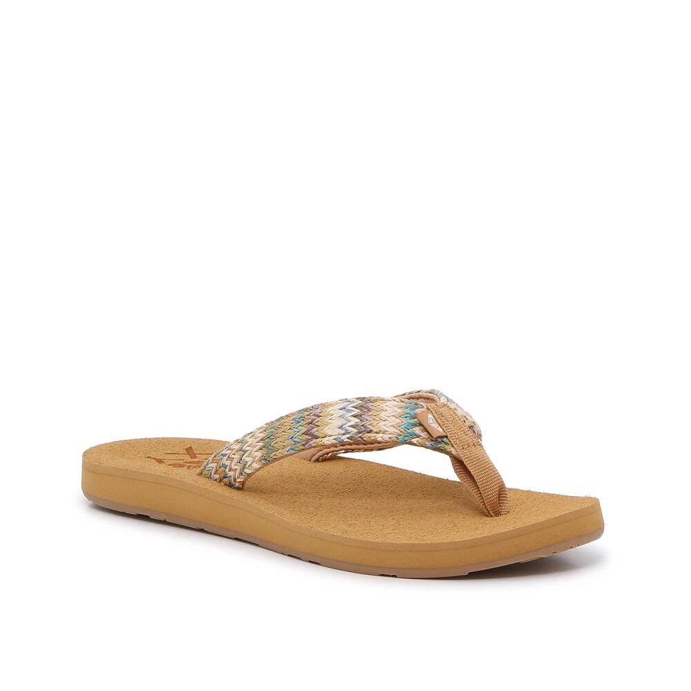 Roxy Tidepool Sandal | Women's | Ochre/Multicolor Cover