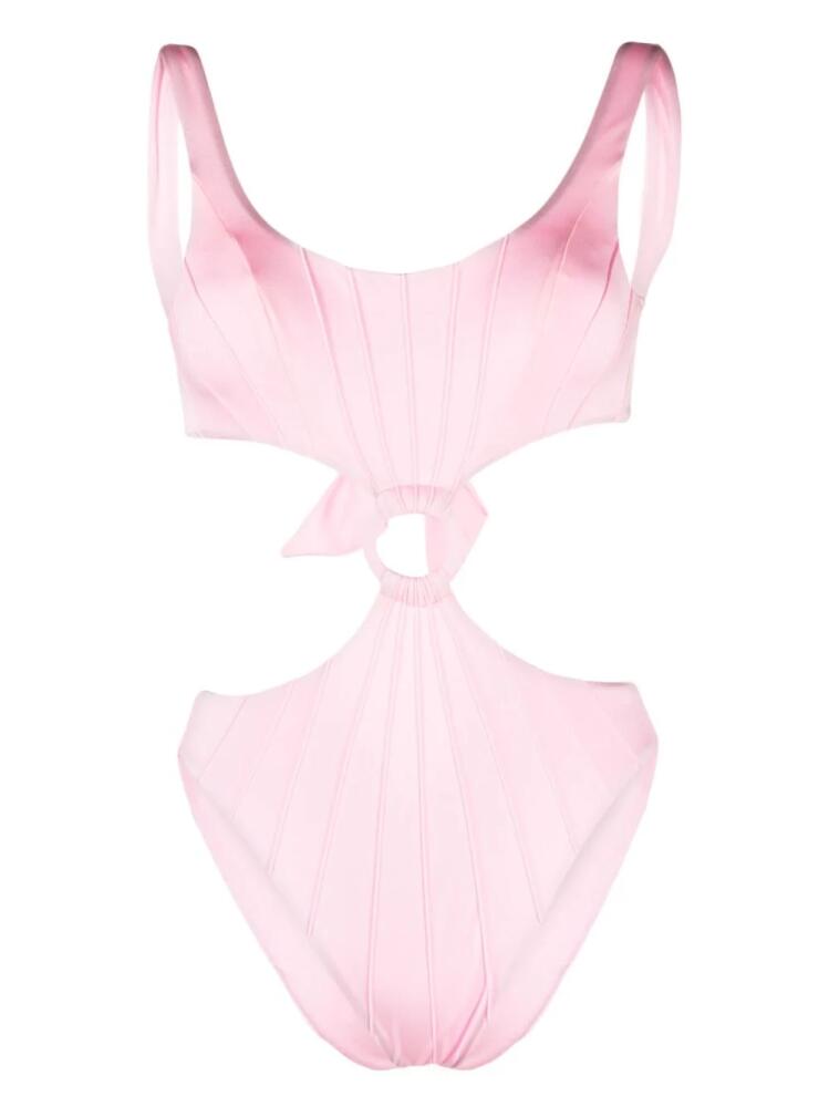 Noire Swimwear cut-out swimsuit - Pink Cover