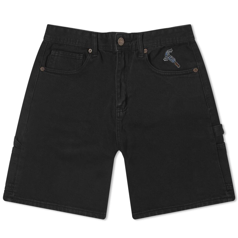 MARKET Men's Hardware Carpenter Shorts in Black Cover