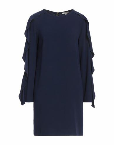 Seventy Sergio Tegon Woman Mini dress Midnight blue Acetate, Polyester Cover