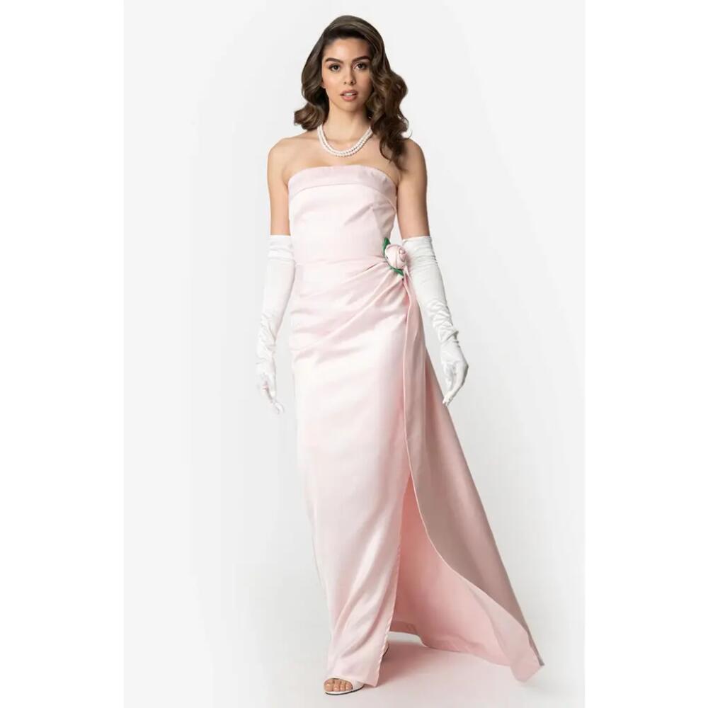 Unique Vintage Enchanted Evening Gown in Light Pink Cover