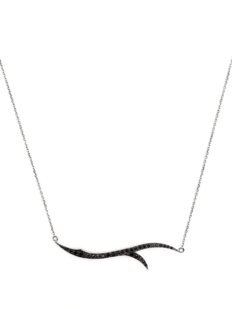 Stephen Webster 18kt white gold Stem diamond necklace - Black Cover