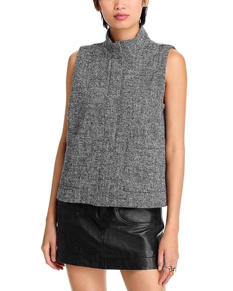 Eileen Fisher Stand Collar Vest Cover