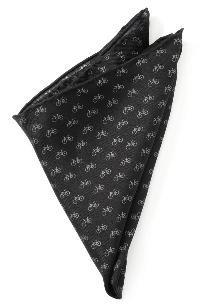 Cufflinks, Inc. Bicycle Silk Pocket Square in Black Cover