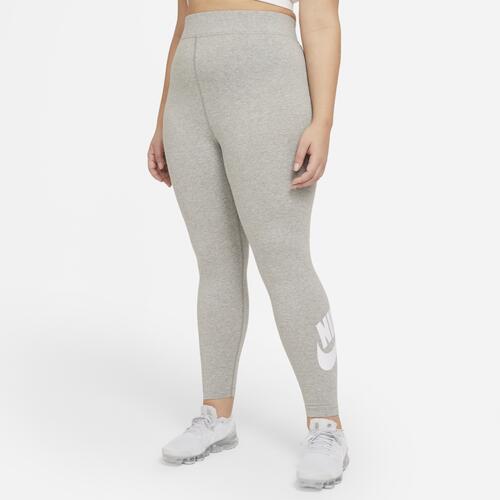 Nike Plus Size Essential Leggings 2.0 - Womens Grey/White Cover