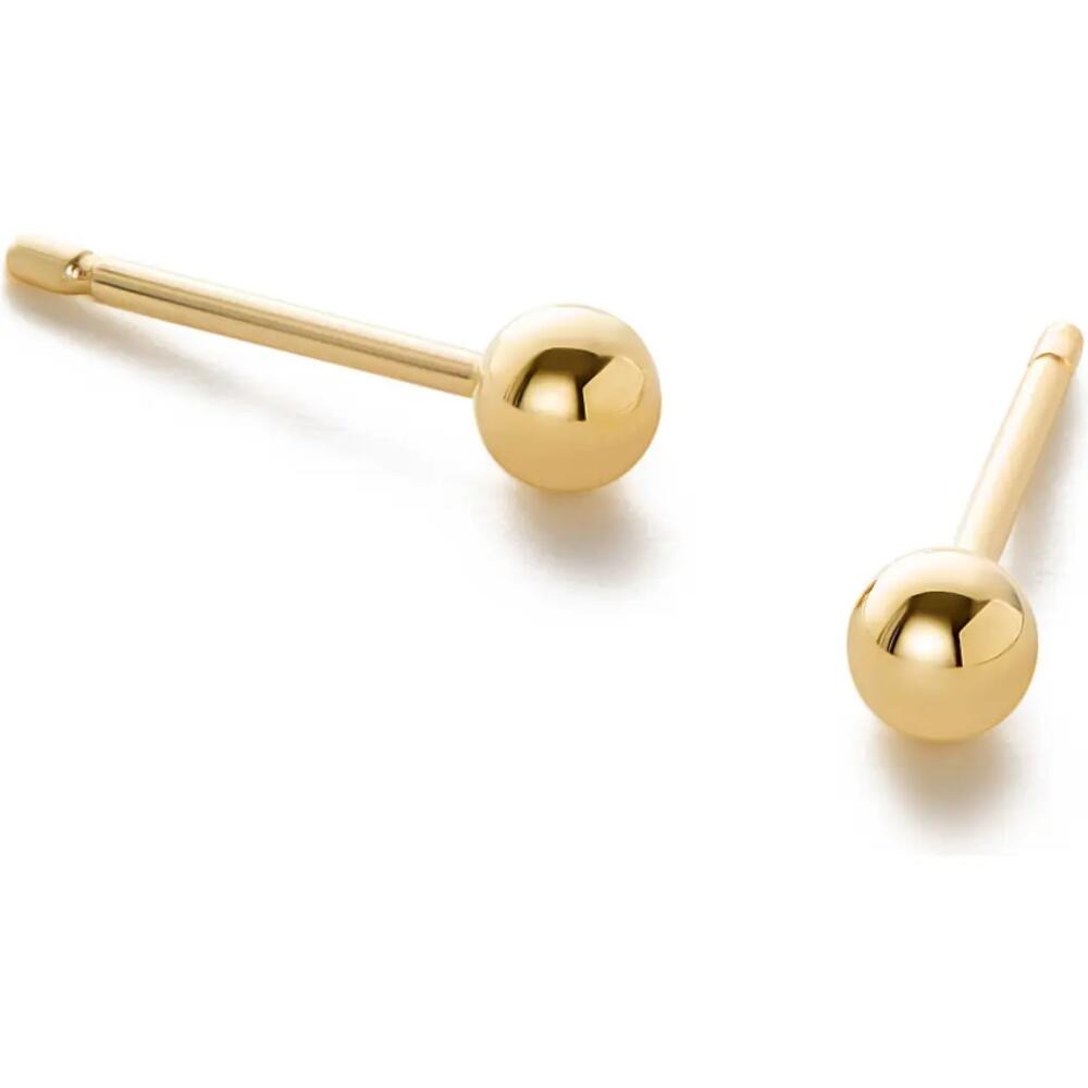 Ana Luisa Gold Stud Earrings - Gold Mini Ball Studs Cover