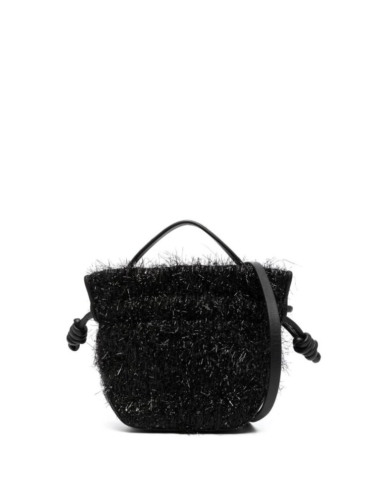 Fabiana Filippi textured crossbody bag - Black Cover