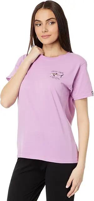 Salty Crew Bruce Boyfriend Short Sleeve Tee (Orchid) Women's Clothing Cover