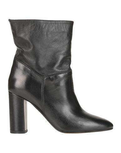 Mychalom Woman Ankle boots Black Soft Leather Cover