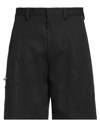 Lanvin Man Shorts & Bermuda Shorts Black Cotton, Polyester Cover