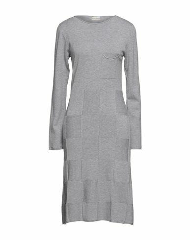 Cashmere Company Woman Mini dress Grey Wool, Cashmere, Nylon, Elastane Cover