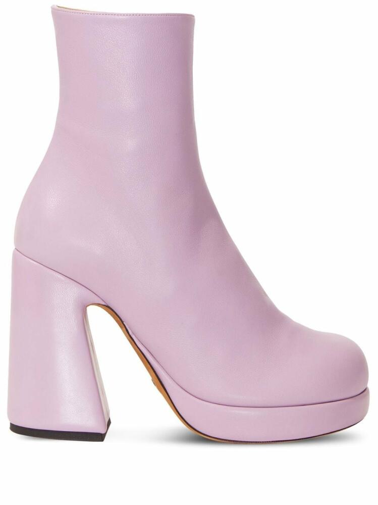 Proenza Schouler Forma platform boots - Purple Cover