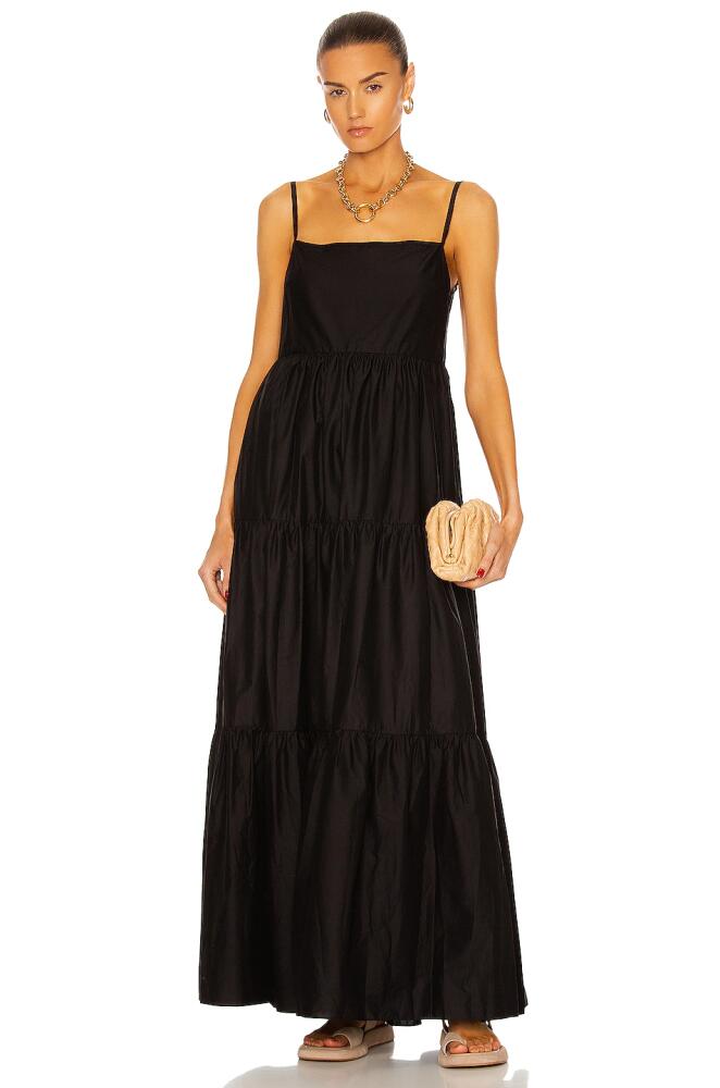 Matteau Tiered Low Back Sun Dress in Black Cover