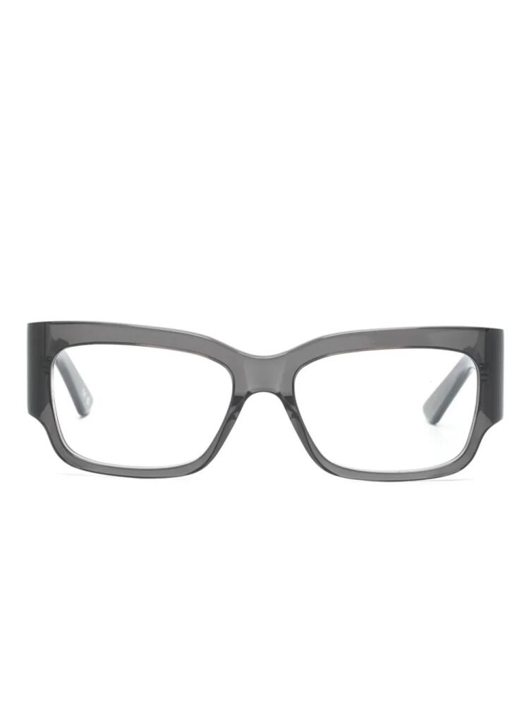 Balenciaga Eyewear transparent rectangle-frame glasses - Grey Cover