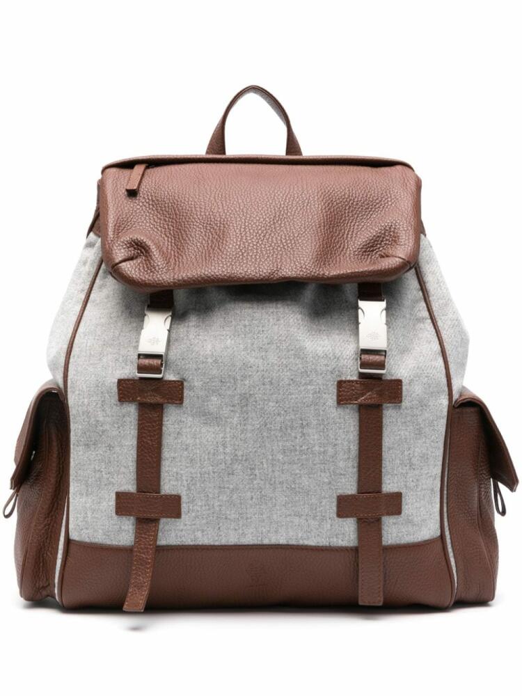 Eleventy panelled backpack - Grey Cover