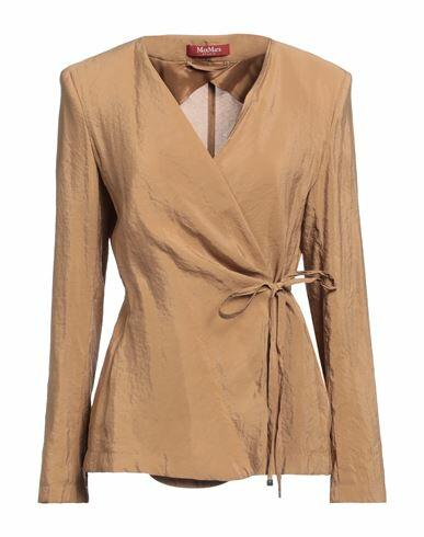 Max Mara Studio Woman Blazer Camel Viscose, Polyester Cover