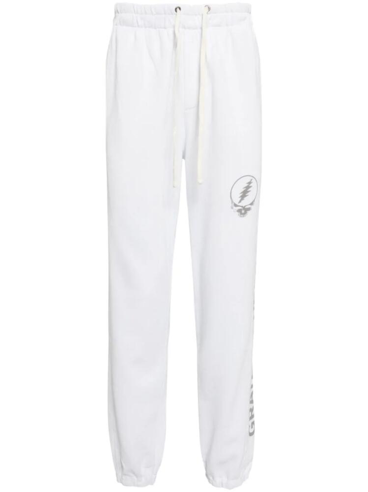 James Perse Grateful Dead cotton track pants - White Cover