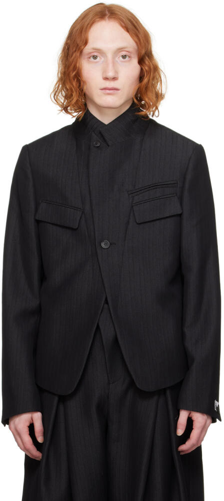 ADER error Black Vassi Blazer Cover