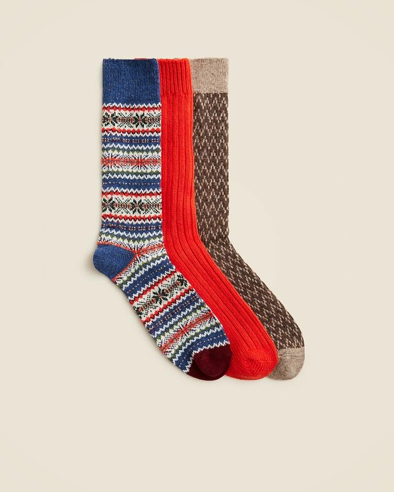 J.Crew Lambswool-blend socks three-pack Cover