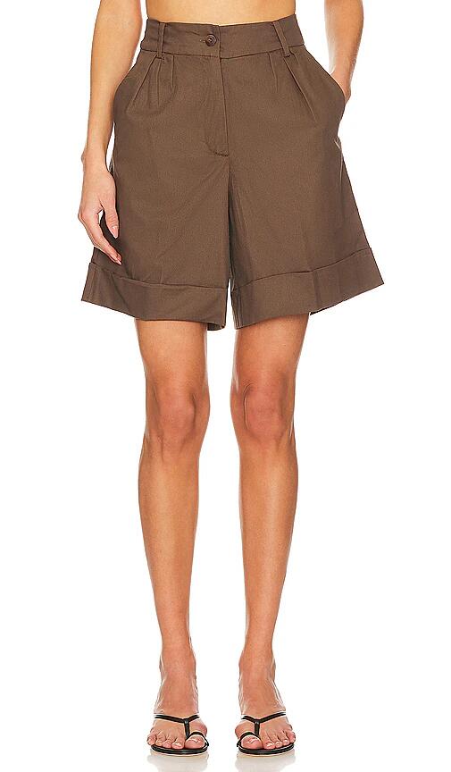 FAITHFULL THE BRAND Campania Short in Brown Cover