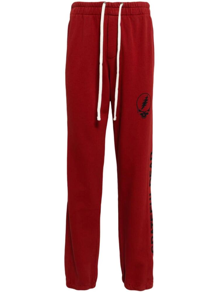 James Perse Grateful Dead cotton track pants - Red Cover