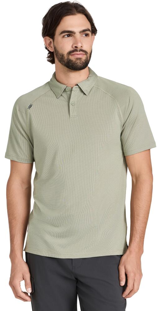 Rhone Delta Pique Polo Olivine/Seagrass Green Cover