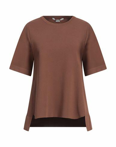 Stella Mccartney Woman Sweater Brown Viscose, Polyester Cover