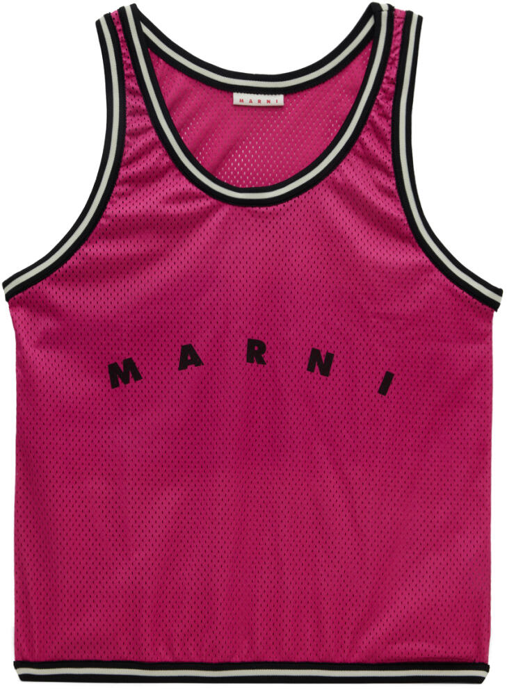 Marni Pink Basket Tank Top Tote Cover