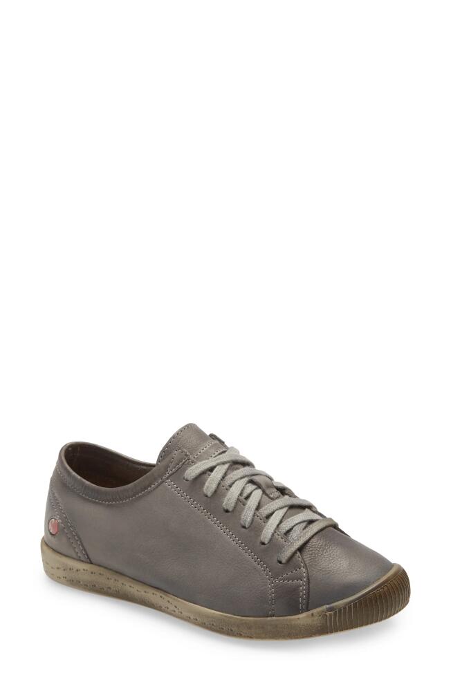 Softinos by Fly London Isla Sneaker in 052 Forest Green Leather Cover