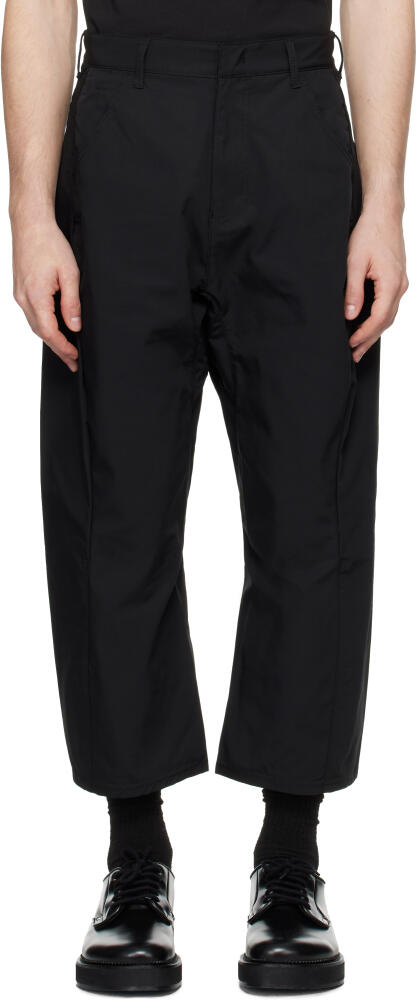 ADER error Black Canvas Trousers Cover