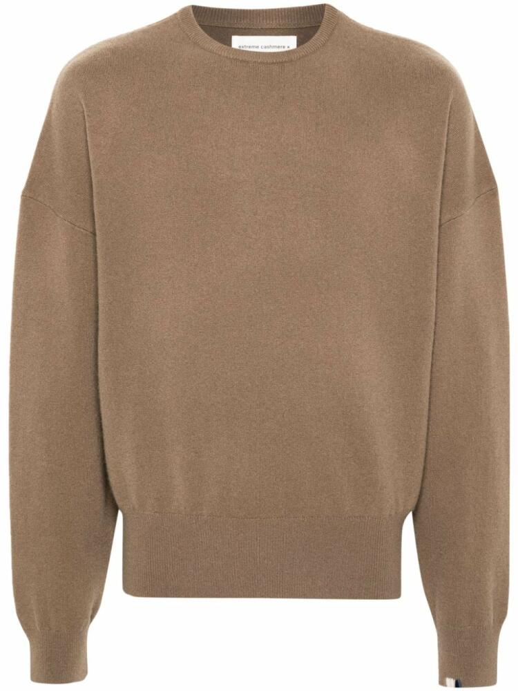 extreme cashmere n°355 Tes sweater - Brown Cover