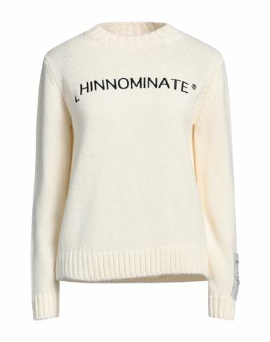 Hinnominate Woman Sweater Cream Acrylic, Polyester Cover