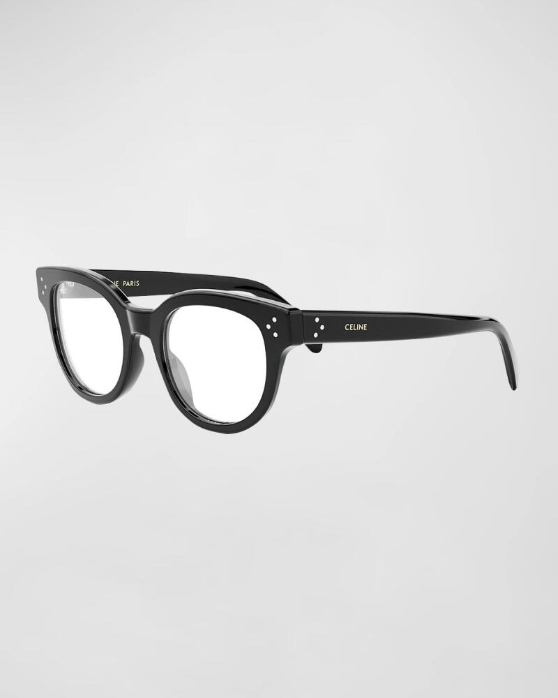 Celine Bold 3 Dots Acetate Round Glasses Cover