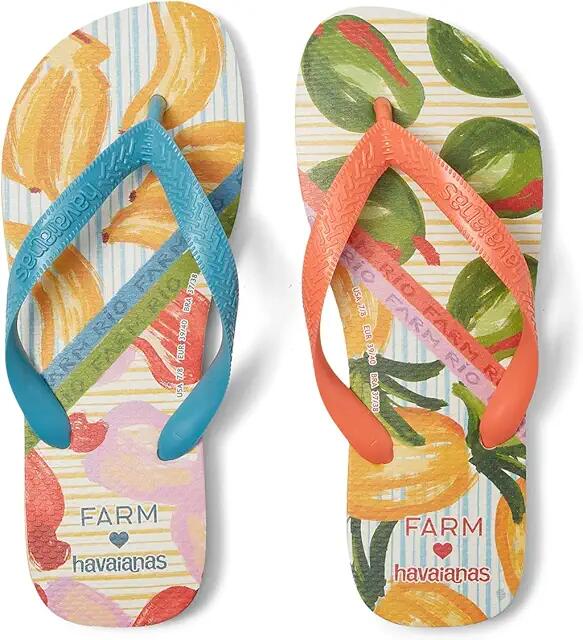 Havaianas Top Farm Fruit Linen Flip Flop Sandal (Orange Citrus) Women's Shoes Cover