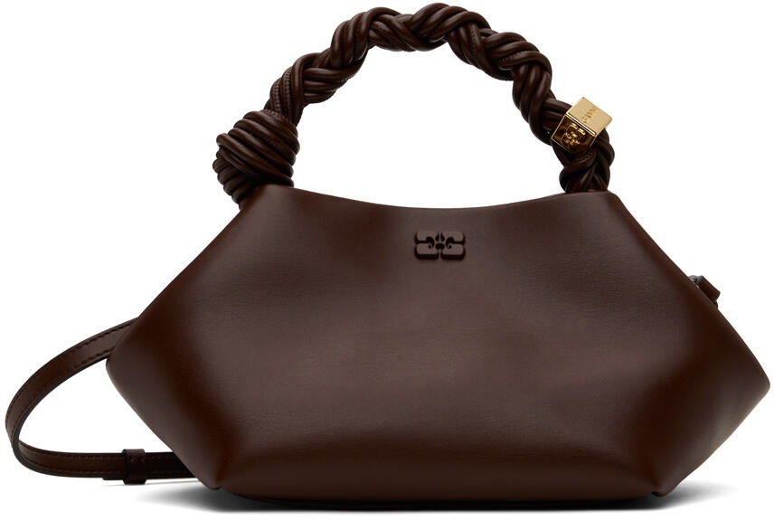 GANNI Brown Small Bou Bag Cover