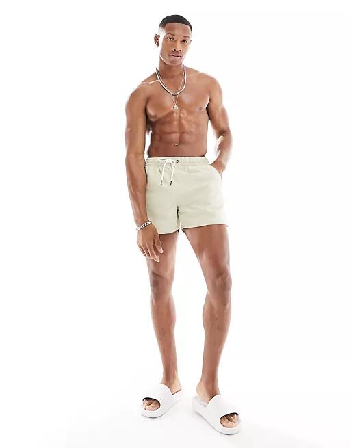 Another Influence swim short in sand-Neutral Cover