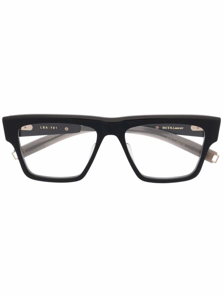 Dita Eyewear square-frame glasses - Black Cover