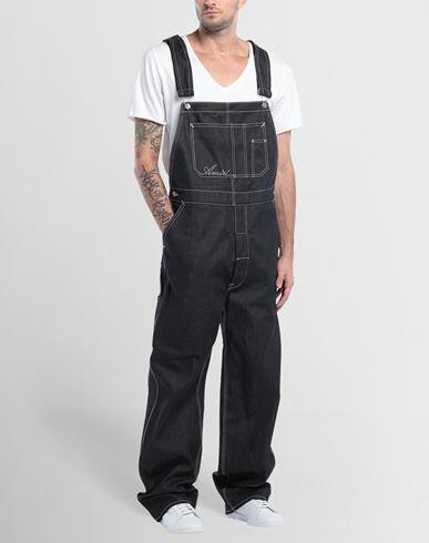 Amiri Man Overalls Blue Cotton Cover