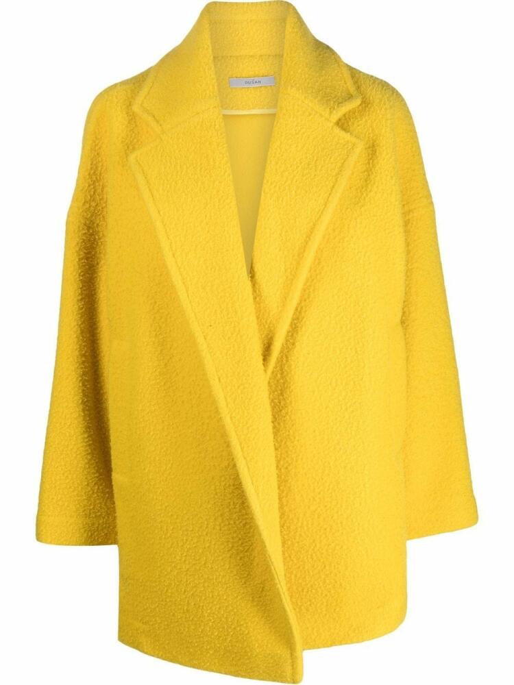 Dusan wool-cashmere wrap coat - Yellow Cover