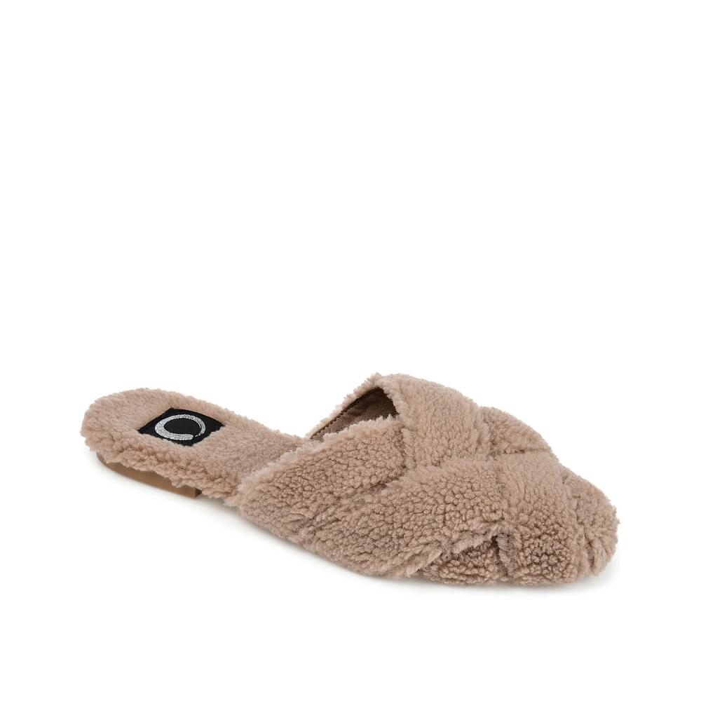 Journee Collection Sereena Scuff Slipper | Women's | Light Brown Cover