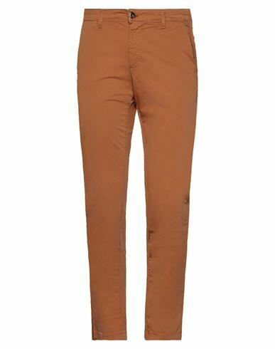 Rar Man Pants Brown Cotton, Elastane Cover