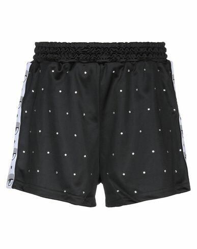 Chiara Ferragni Woman Shorts & Bermuda Shorts Black Polyester Cover