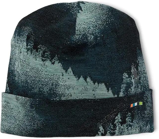 Smartwool Thermal Merino Reversible Cuffed Beanie (Twilight Foggy Pines) Beanies Cover