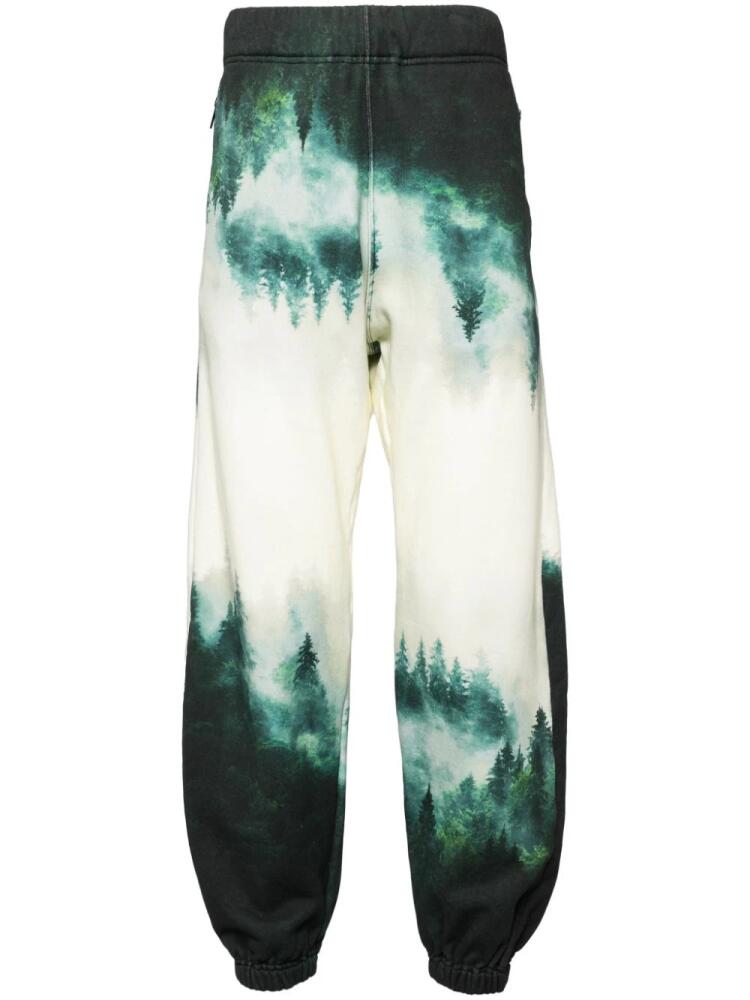 Undercover graphic-print track pants - White Cover