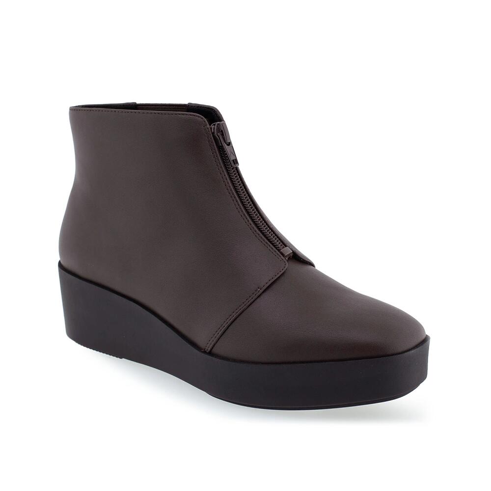 Aerosoles Carin Wedge Bootie | Women's | Dark Brown Cover